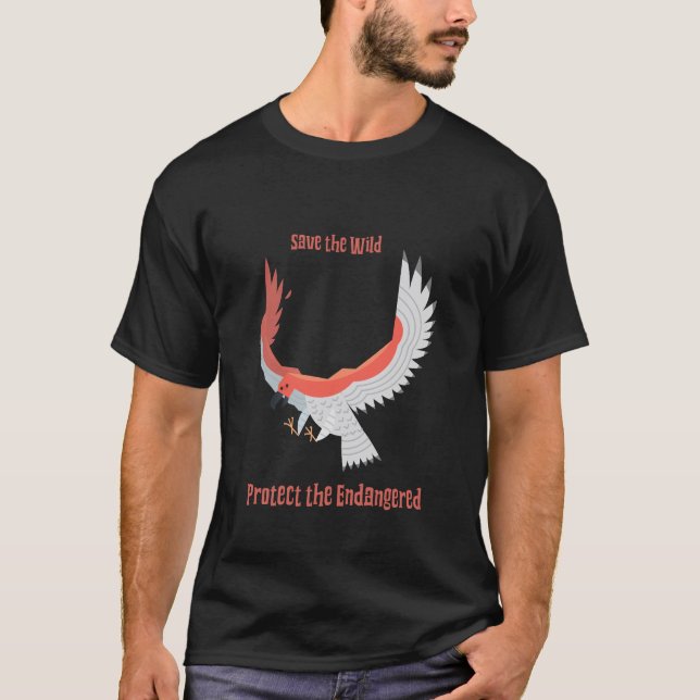 T-shirt sauver la nature protéger la menacée (Devant)