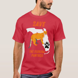 T-shirt Sauver la panthère de Floride