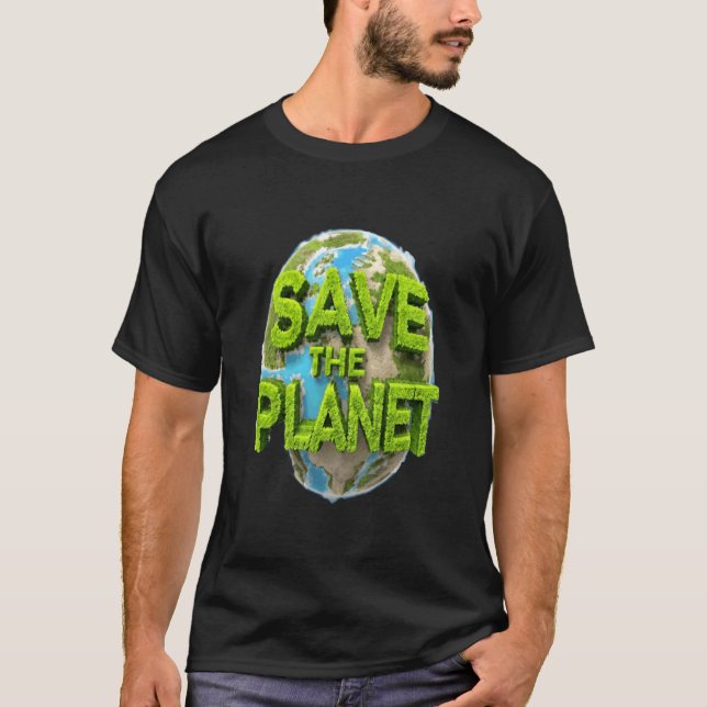 T-shirt Sauver La Planète (Devant)