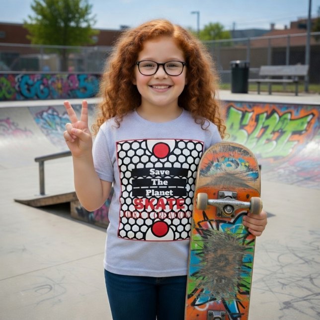 T-Shirt Sauver La Planète Skate  (Créateur téléchargé)