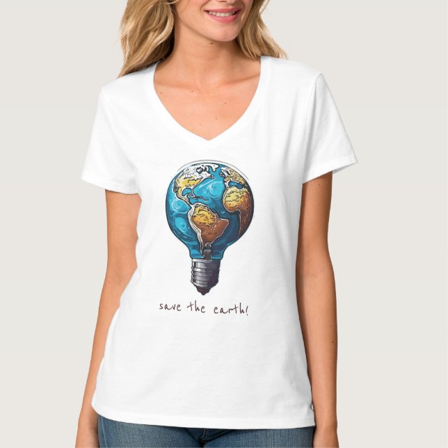 T-shirt Sauver la Terre (Devant)