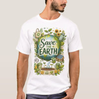 Sauver la Terre – Illustration de la nature écolog