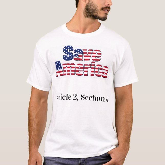 T-shirt Sauver l'Amérique (Devant)