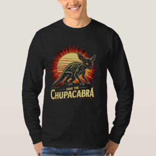 T-shirt Sauver le Chupacabra Mystique Coucher de soleil