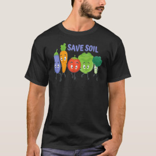 T-shirt Sauver le sol : Prenez un engagement pour le récha
