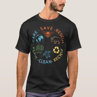 T-shirt Sauver les abeilles sauver les animaux recycler le