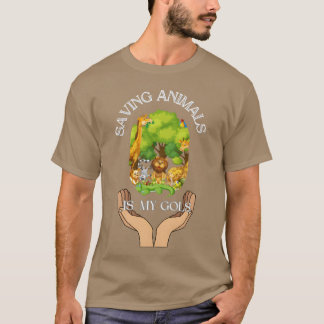 T-shirt Sauver les amis des animaux