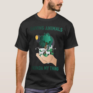 T-shirt Sauver Les Animaux Est Une Chose Secourir La Faune