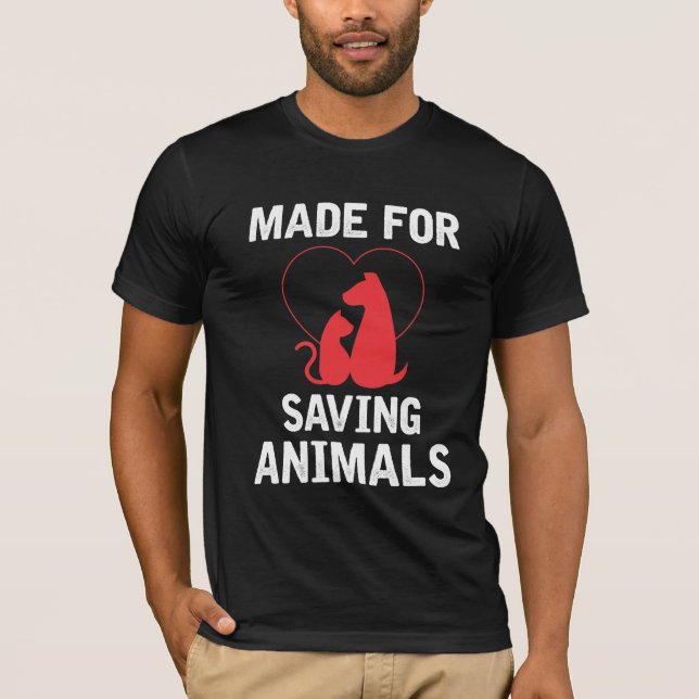 T-shirt Sauver les animaux Vétérinaire Vétérinaire vétérin (Devant)