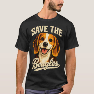 T-shirt Sauver les Beagles Sauvetage de Chien Mignon Amate