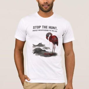 T-shirt Sauver les flamants roses en Irak – Sensibilisatio