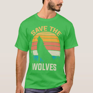 T-shirt Sauver Les Loups Militant Des Droits Des Animaux C
