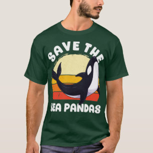T-shirt Sauver les pandas de mer orque baleine dauphin océ