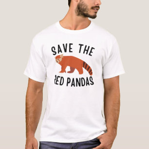 T-shirt Sauver les pandas roux