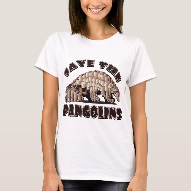T-shirt Sauver les Pangolins (Devant)