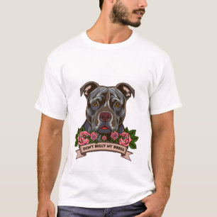 T-shirt Sauver les pitbulls, les papas de pitbull, ne malt