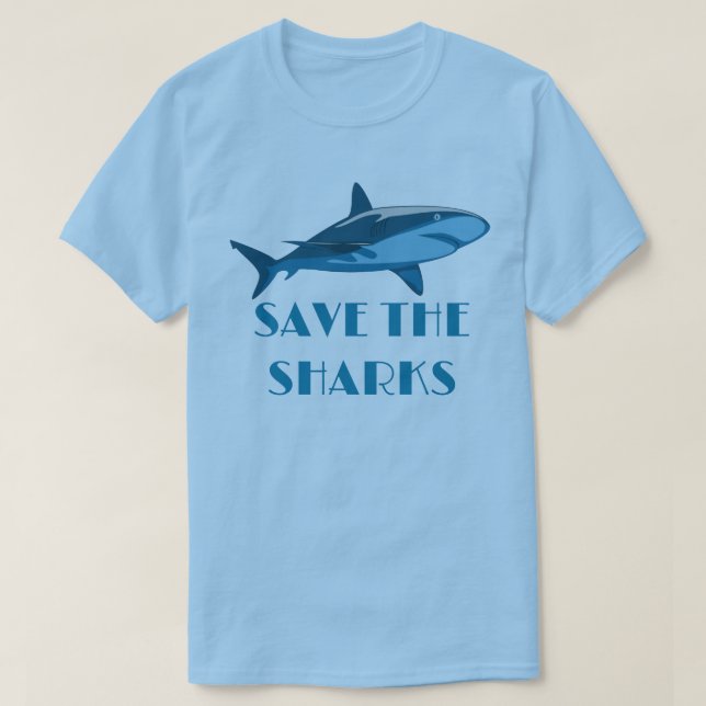 T-shirt Sauver les requins (Design devant)