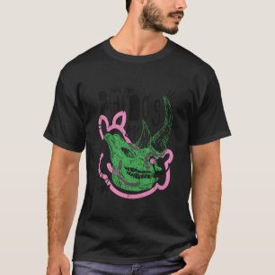 T-shirt Sauver Les Rhinocéros Crâne Art