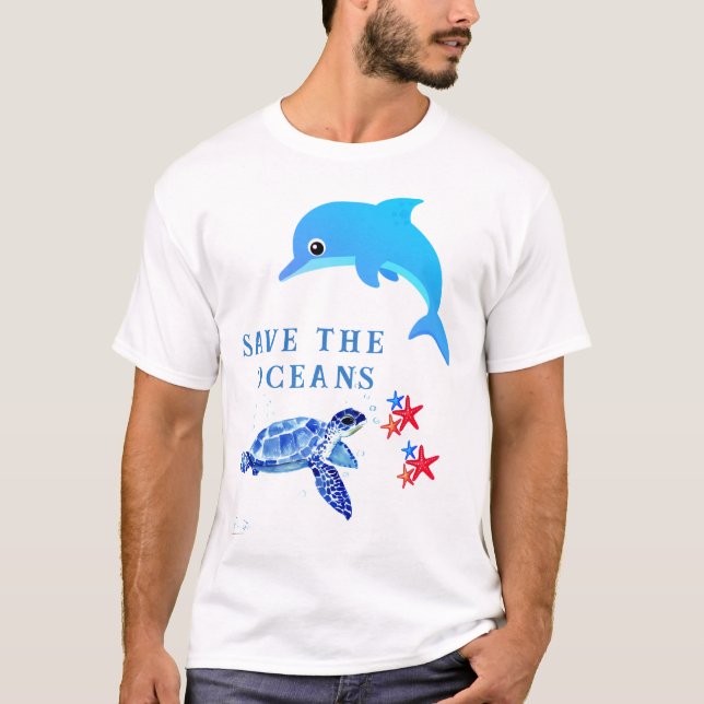 T-shirt Sauver l'océan (Devant)