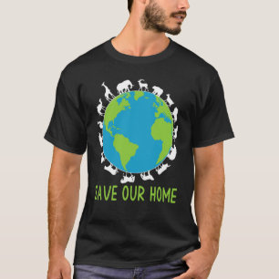 T-shirt Sauver nos animaux domestiques, conservation de la