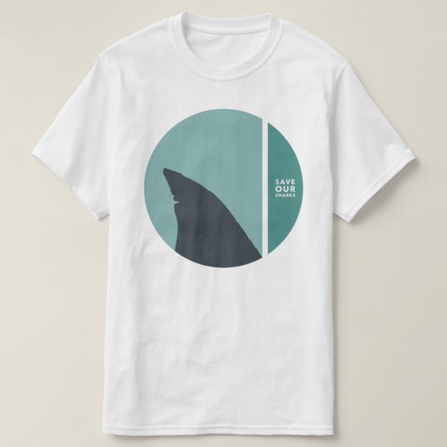 T-shirt sauver nos cercles de requins (Design devant)