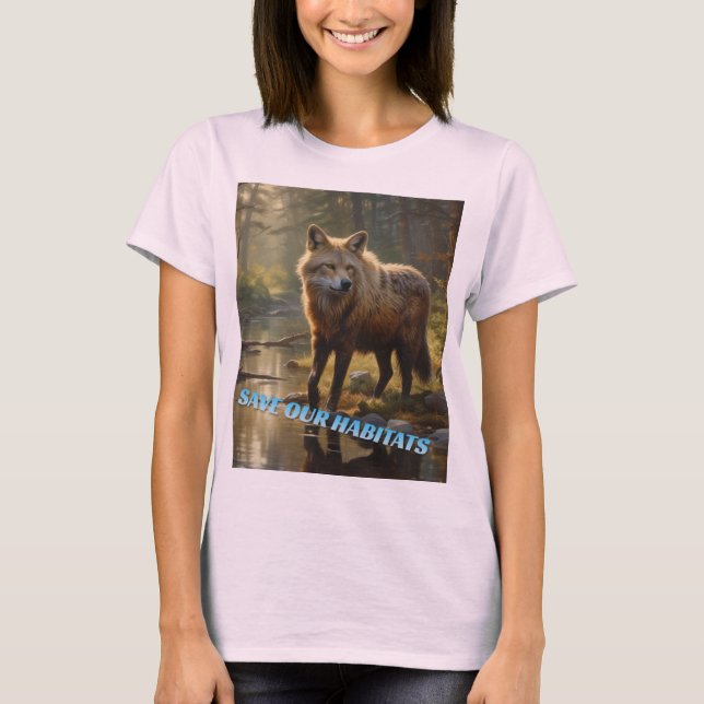 T-SHIRT SAUVER NOS HABITATS (Devant)
