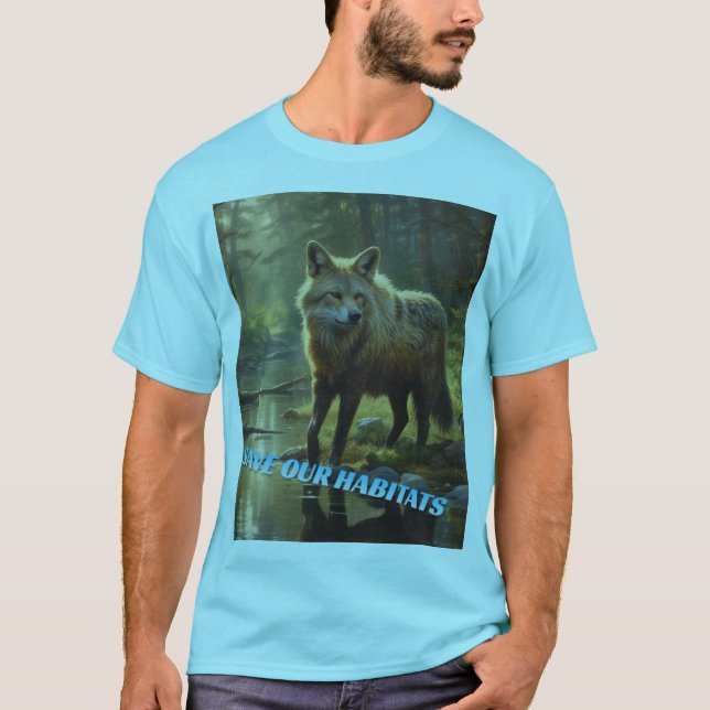 T-SHIRT SAUVER NOS HABITATS (Devant)