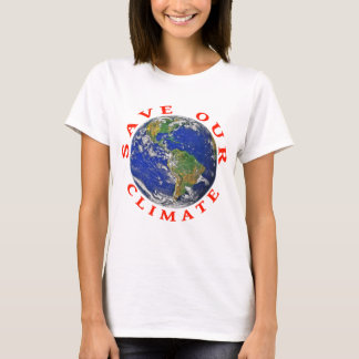 T-shirt Sauver notre climat avec la Terre