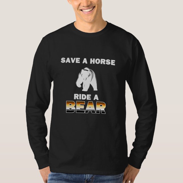 T-shirt Sauver Un Cheval (Devant)