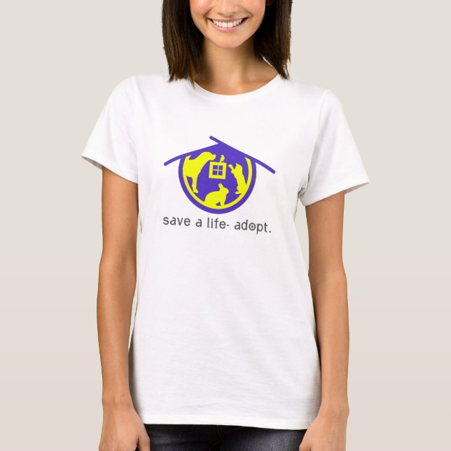 T-shirt sauver une vie (Devant)