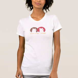 T-shirt sauver une vie - adopter
