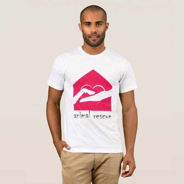 T-shirt sauvetage animal (Devant entier)