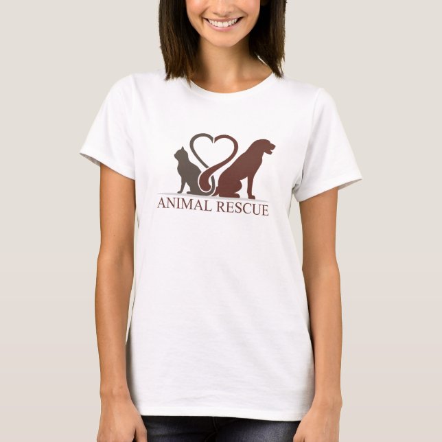 T-shirt sauvetage animal (Devant)