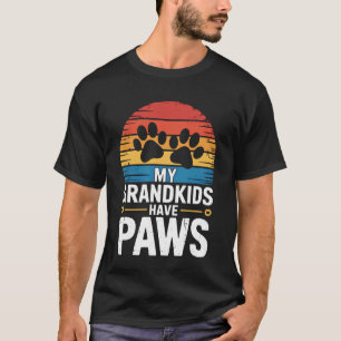 T-shirt Sauvetage Animal Grand-parent Mes petits-enfants o