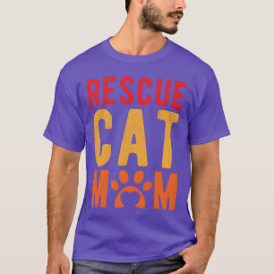 T-shirt Sauvetage animal Sauvetage Chat Maman garçon