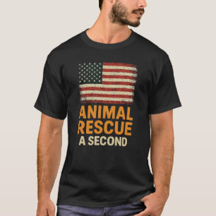 T-shirt Sauvetage Animalier une Deuxième Prise de Conscien