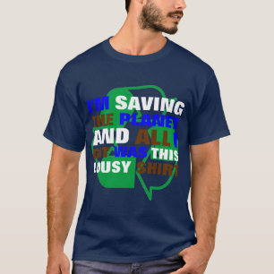 T-shirt Sauvetage de la planète, chemise nulle