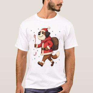 T-shirt Sauvetage de Saint Bernard à Noël