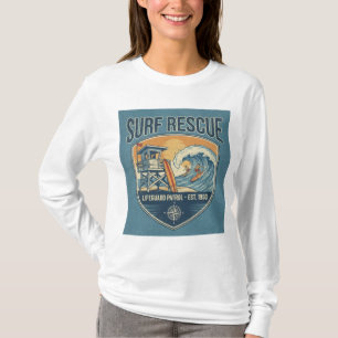 T-shirt Sauvetage de Surf Patrouille de Maître-Nageur Étab