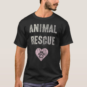 T-shirt Sauvetage des animaux Adopter Chats sauvages Chien