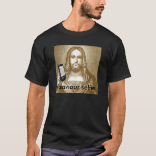 T-shirt Sauveur drôle Selfie de parodie des économies