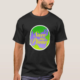 T-shirt Sauvez Cette Planète Activiste Hippies les années
