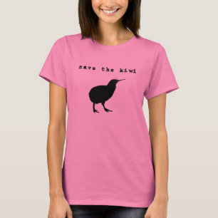 T-shirt Sauvez chemise de la douille des femmes de kiwi la