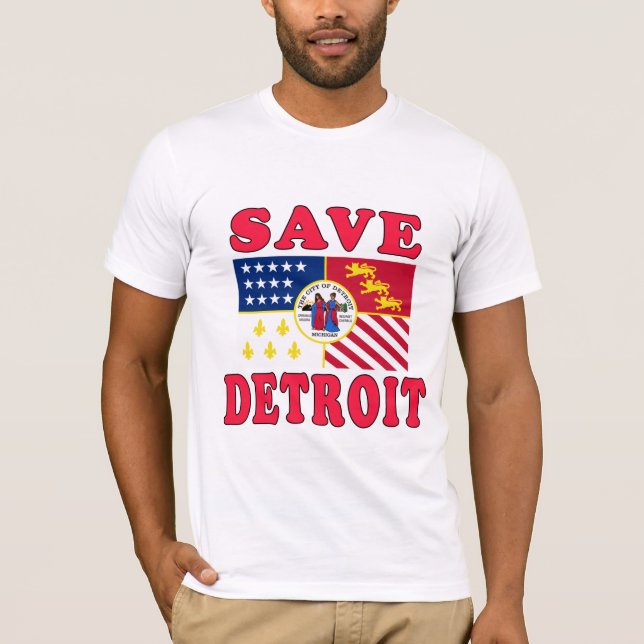 T-shirt Sauvez Detroit ! (Devant)