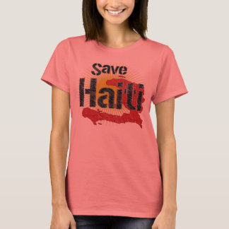 T-shirt Sauvez Haïti - Le produit va à RED CROSS