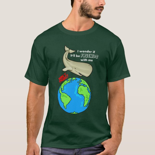 T-shirt Sauvez la baleine (Devant)
