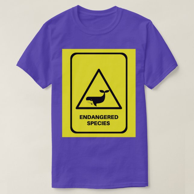 T-shirt Sauvez la baleine bleue (Design devant)