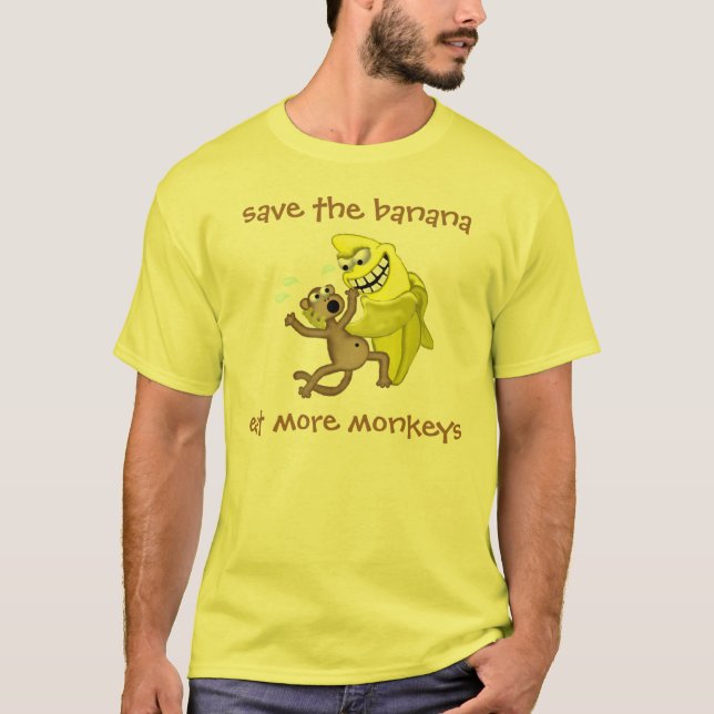 T-shirt sauvez la banane (Devant)