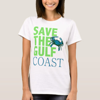T-shirt Sauvez la chemise des femmes de Côte du Golfe