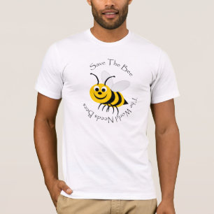 T-shirt Sauvez la conception d'abeille